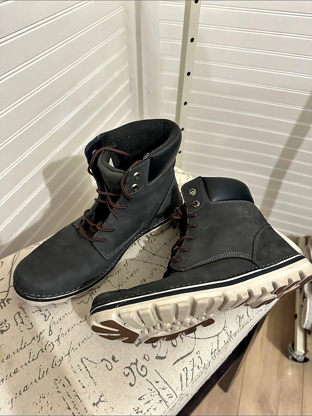 Timberland ortholite Sneaker Boot Black Lace-Up Boots 10